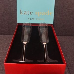 kate spade Wedding Darling Point Toasting Flutes
